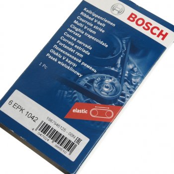 1 399 р. Ремень приводной поликлиновой 4PK1042E BOSCH BOSCH 1987946125 BOSCH 1987946125  с доставкой в г. Майкоп. Увеличить фотографию 2