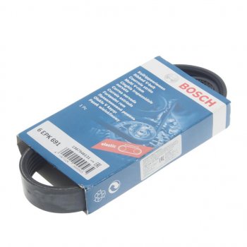959 р. Ремень приводной поликлиновой 6PK691 BOSCH BOSCH 1987946131  с доставкой в г. Майкоп. Увеличить фотографию 1
