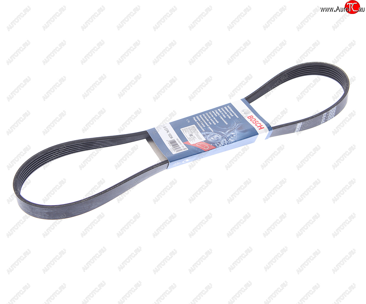 1 259 р. Ремень приводной поликлиновой 6PK1034 FORD Focus (11-) комплект BOSCH BOSCH 1987946147  с доставкой в г. Майкоп