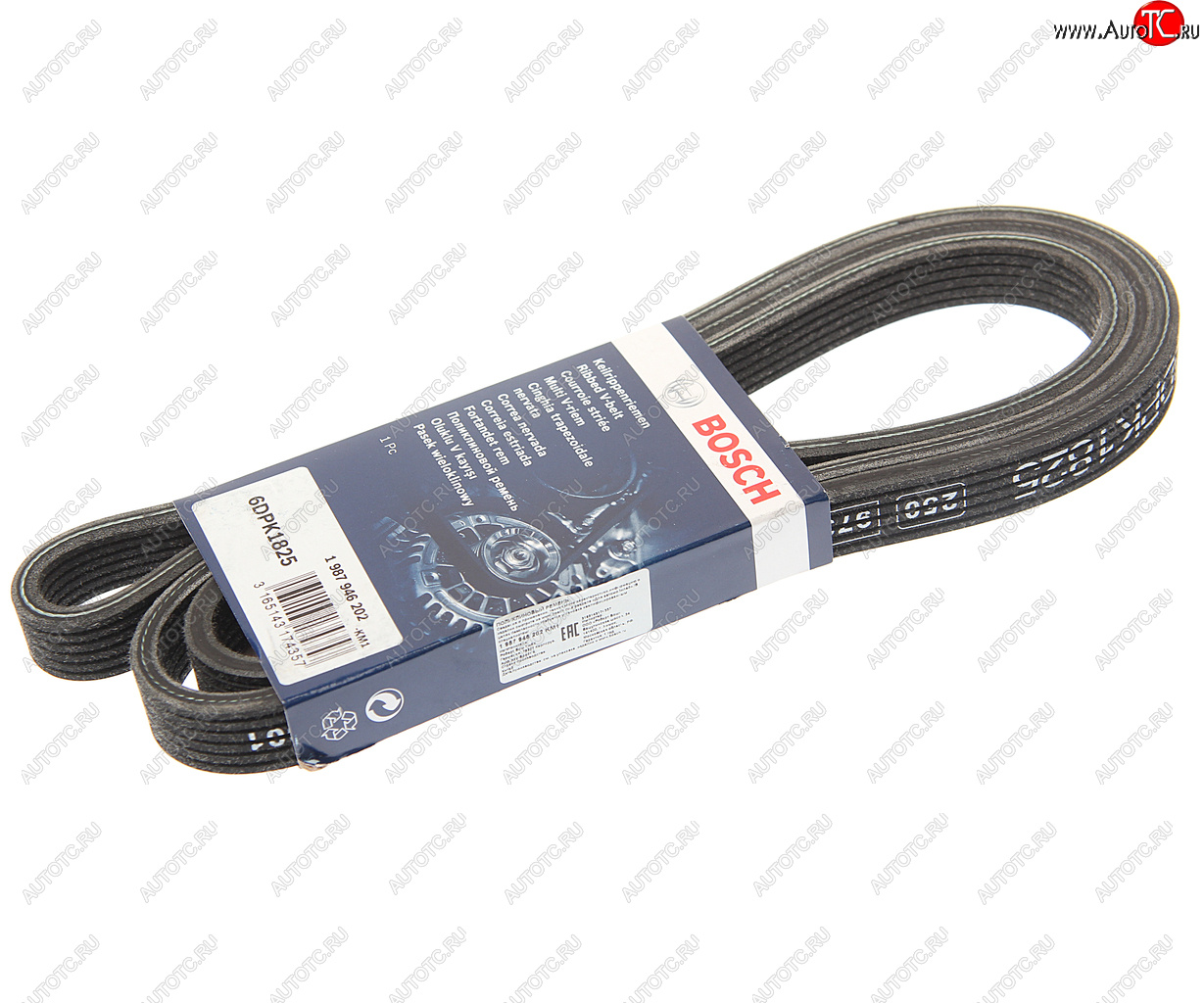 3 099 р. Ремень приводной поликлиновой 6PK1825D BOSCH BOSCH 1987946202  с доставкой в г. Майкоп