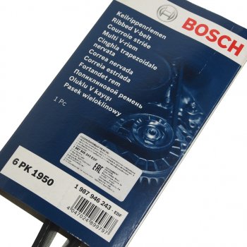 1 399 р. Ремень приводной поликлиновой 5PK1950D BOSCH BOSCH 1987946243 BOSCH 1987946243  с доставкой в г. Майкоп. Увеличить фотографию 2