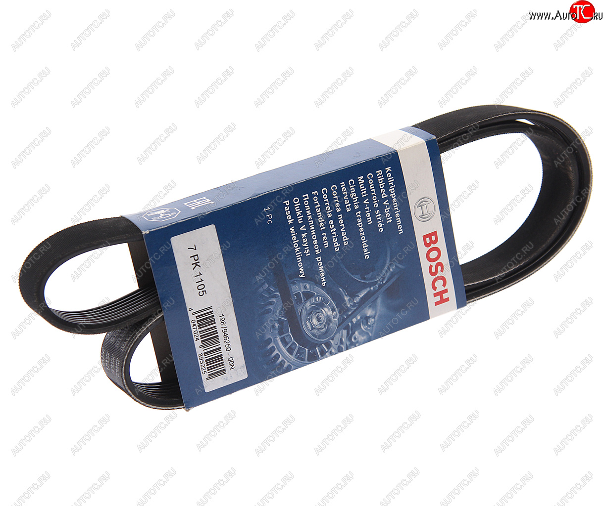 1 299 р. Ремень приводной поликлиновой 7РК1105 BOSCH BOSCH 1987946250 BOSCH 1987946250  с доставкой в г. Майкоп