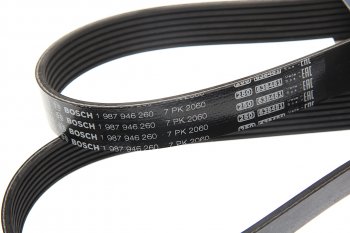 2 099 р. Ремень приводной поликлиновой 7PK2060 BOSCH BOSCH 1987946260 BOSCH 1987946260  с доставкой в г. Майкоп. Увеличить фотографию 2
