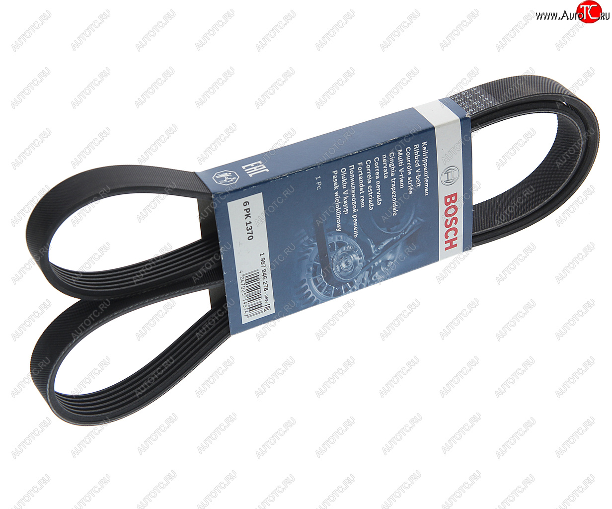 1 559 р. Ремень ГАЗ-3110,3302 генератора ЗМЗ-406,409.10 с ГУР 6PK1370 BOSCH BOSCH 1987946278  с доставкой в г. Майкоп