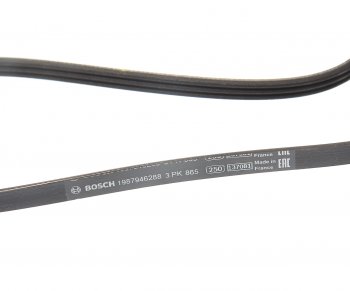 569 р. Ремень приводной поликлиновой 3PK865 BOSCH BOSCH 1987946288  с доставкой в г. Майкоп. Увеличить фотографию 2