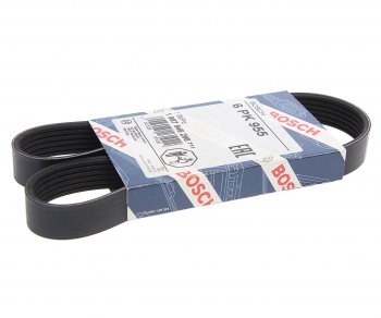 999 р. Ремень приводной поликлиновой 6PK955 HYUNDAI Elantra (06-),i20,i30 KIA Cerato генератора BOSCH BOSCH 1987946298  с доставкой в г. Майкоп. Увеличить фотографию 1