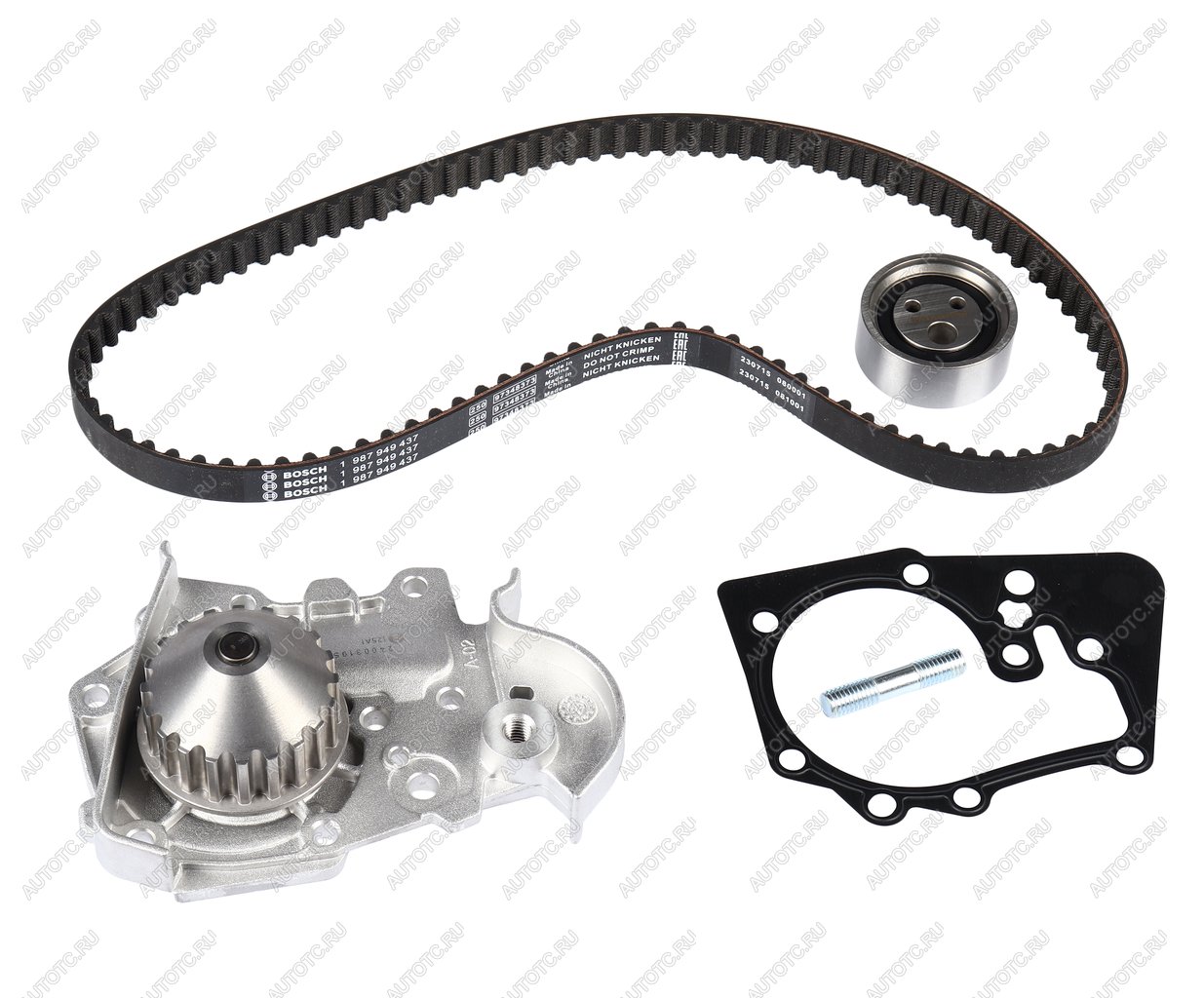 6 349 р. Комплект ГРМ RENAULT Logan,Sandero (-09) (1.41.6) (8V) с водяным насосом BOSCH BOSCH 1987946466  с доставкой в г. Майкоп