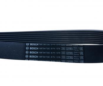 1 479 р. Ремень приводной поликлиновой 8PK1376 MAN TGA 33.360 (D 2866) BOSCH BOSCH 1987947090  с доставкой в г. Майкоп. Увеличить фотографию 3