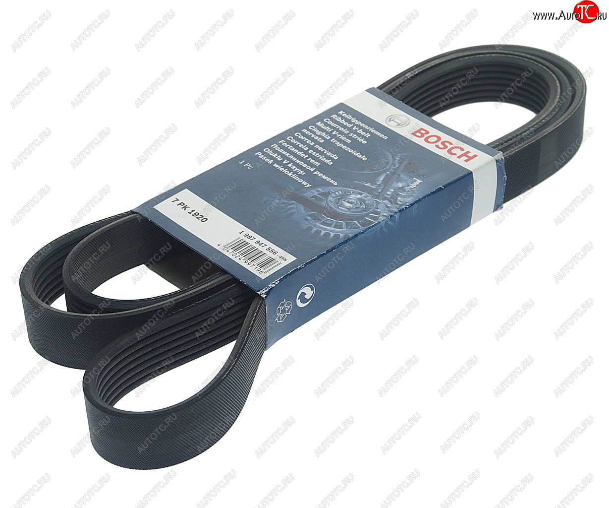 2 199 р. Ремень приводной поликлиновой 7PK1920 TOYOTA Avensis,Rav 4 BOSCH BOSCH 1987947556 BOSCH 1987947556  с доставкой в г. Майкоп