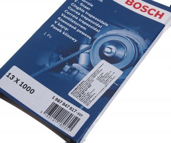 499 р. Ремень приводной клиновой 13х1000 FORD Ranger BOSCH BOSCH 1987947617 BOSCH 1987947617  с доставкой в г. Майкоп. Увеличить фотографию 2