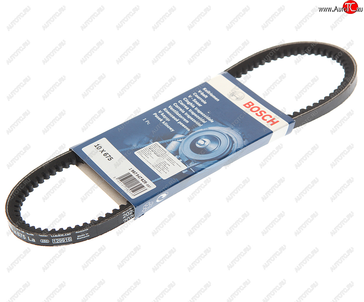 239 р. Ремень приводной клиновой 10х675 BOSCH BOSCH 1987947629  с доставкой в г. Майкоп