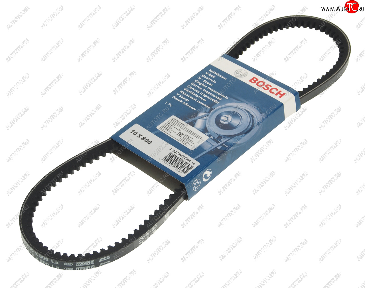 329 р. Ремень приводной клиновой 10х800 BOSCH BOSCH 1987947634  с доставкой в г. Майкоп