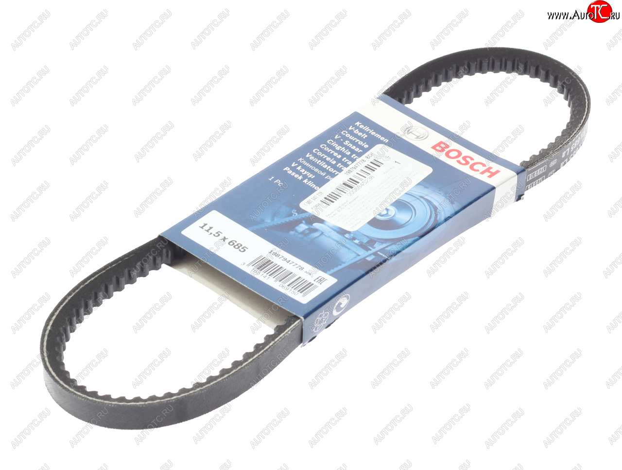 369 р. Ремень приводной клиновой 11.5х685 BOSCH BOSCH 1987947778 BOSCH 1987947778  с доставкой в г. Майкоп