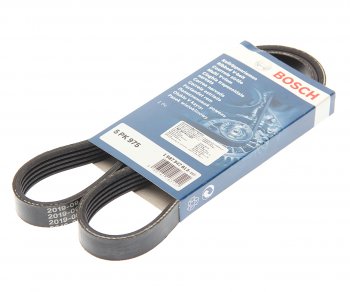 599 р. Ремень приводной поликлиновой 5PK975 BOSCH BOSCH 1987947813 BOSCH 1987947813  с доставкой в г. Майкоп. Увеличить фотографию 1