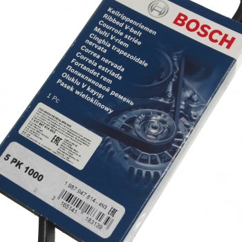 899 р. Ремень приводной поликлиновой 5PK1000 BOSCH BOSCH 1987947814  с доставкой в г. Майкоп. Увеличить фотографию 2