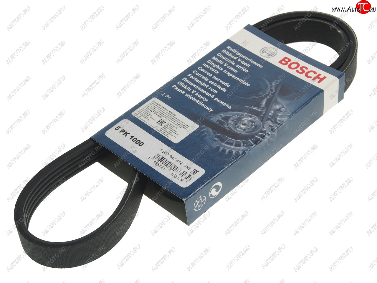 899 р. Ремень приводной поликлиновой 5PK1000 BOSCH BOSCH 1987947814  с доставкой в г. Майкоп