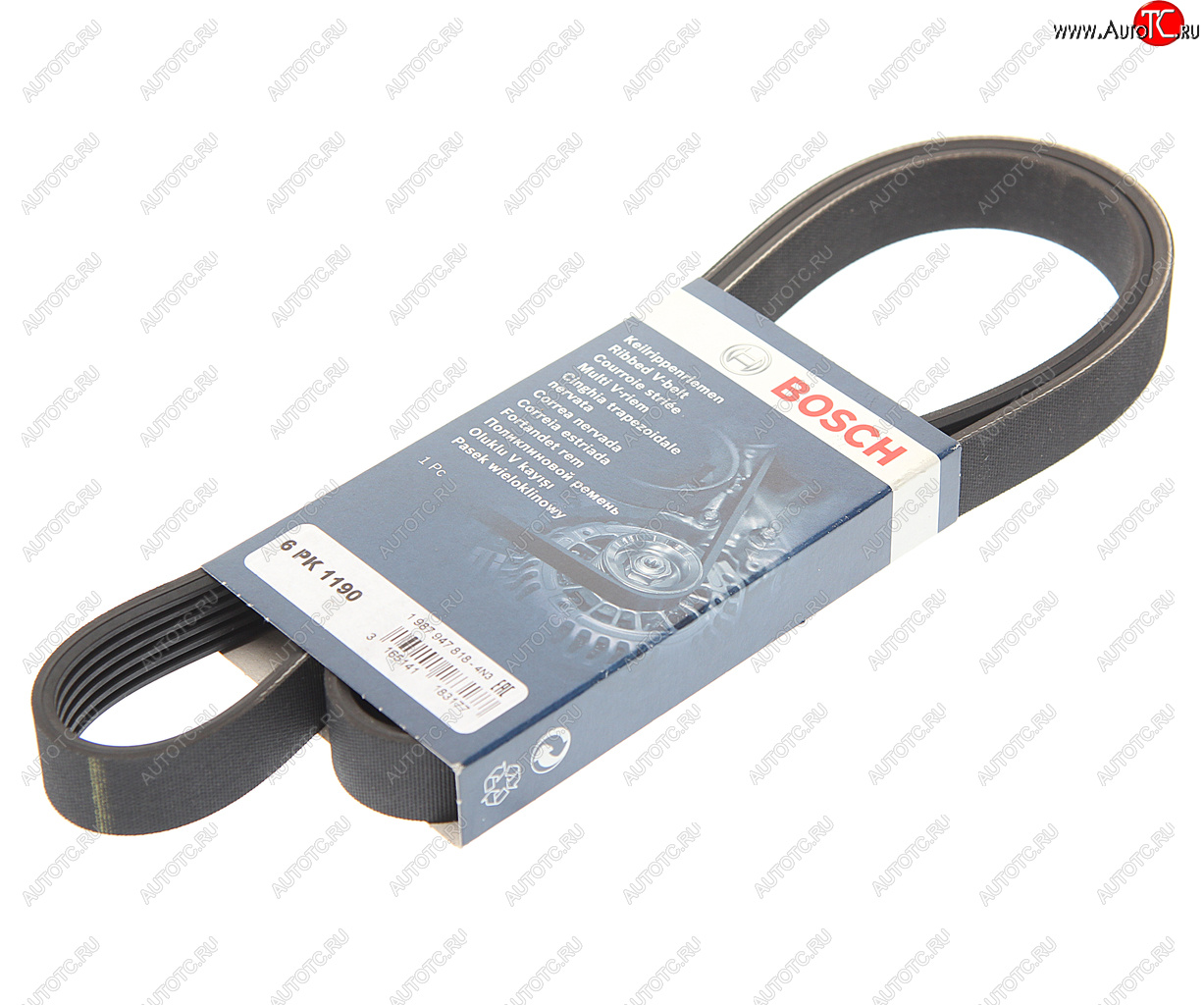 889 р. Ремень приводной поликлиновой 6PK1190 BOSCH BOSCH 1987947818  с доставкой в г. Майкоп