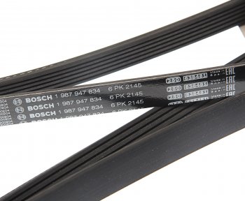 1 379 р. Ремень приводной поликлиновой 6PK2145 BOSCH BOSCH 1987947834  с доставкой в г. Майкоп. Увеличить фотографию 2