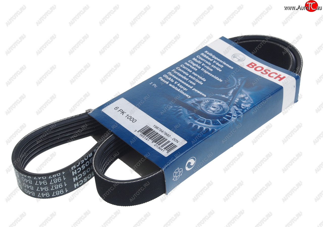 929 р. Ремень приводной поликлиновой 6PK1000 BOSCH BOSCH 1987947840  с доставкой в г. Майкоп