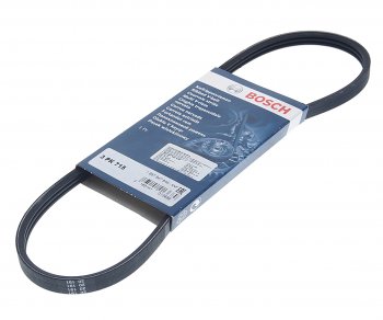 299 р. Ремень приводной поликлиновой 3PK715 BOSCH BOSCH 1987947844  с доставкой в г. Майкоп. Увеличить фотографию 1