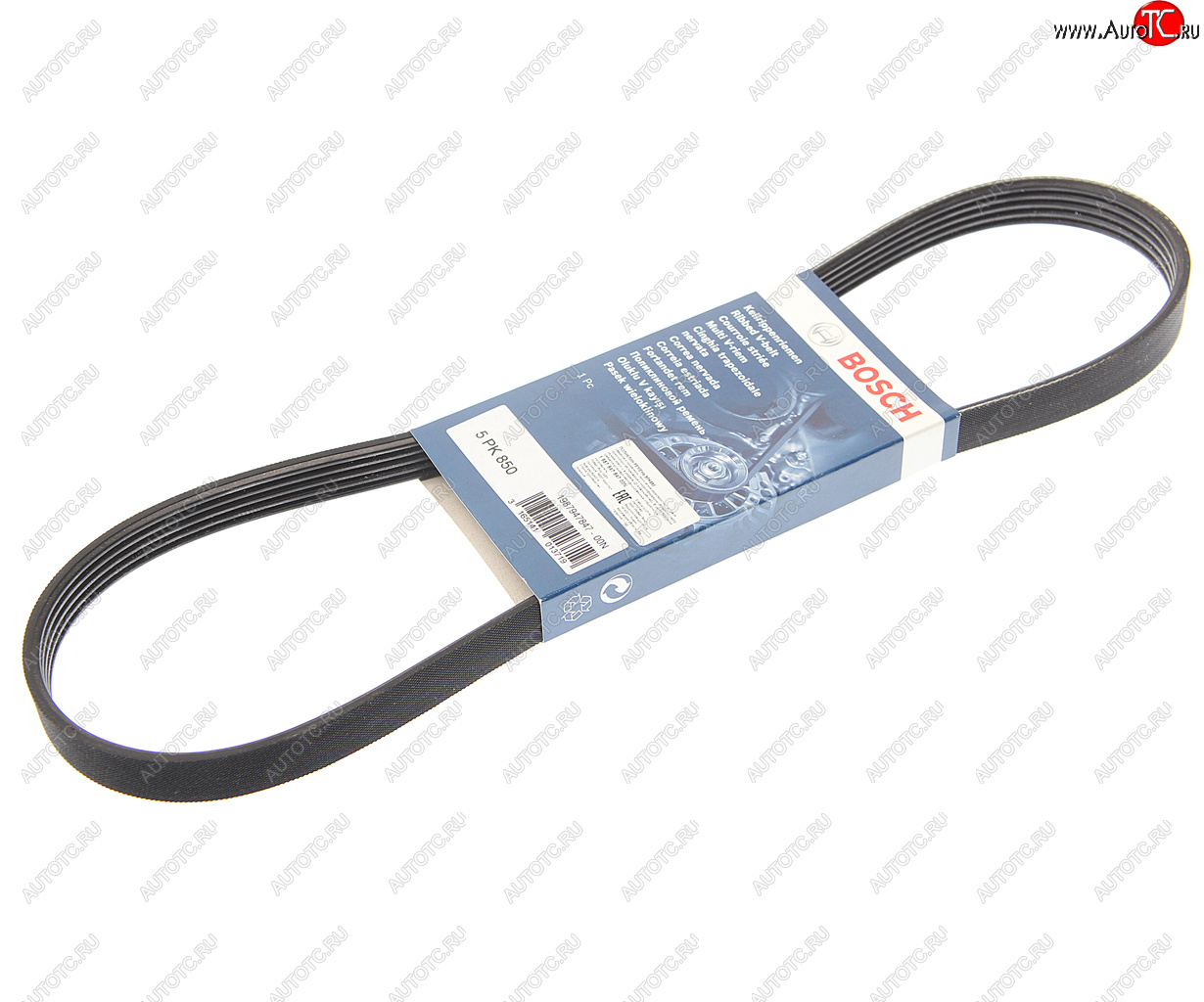 699 р. Ремень приводной поликлиновой 5PK850 BOSCH BOSCH 1987947847  с доставкой в г. Майкоп