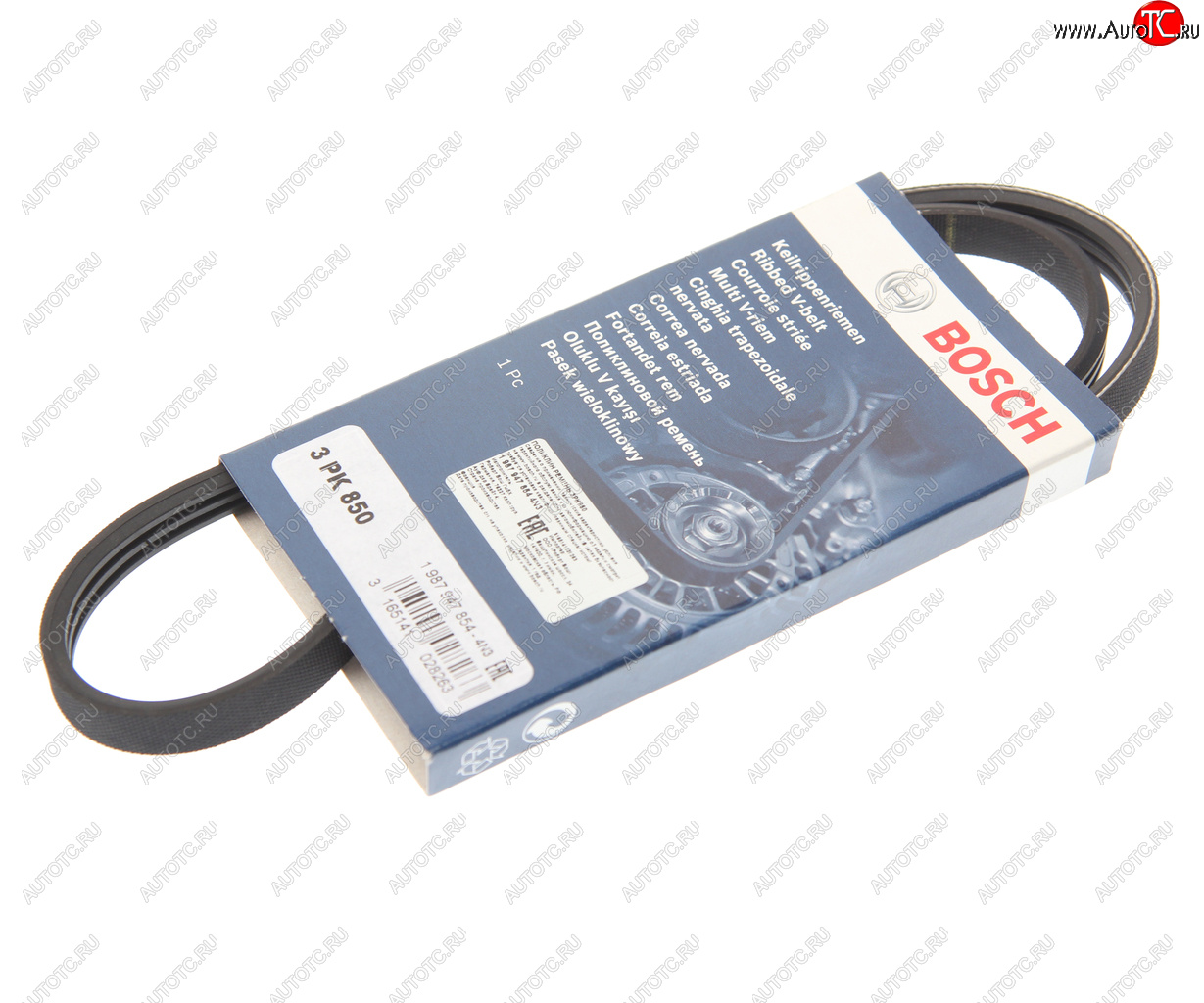 459 р. Ремень приводной поликлиновой 3PK850 BOSCH BOSCH 1987947854  с доставкой в г. Майкоп
