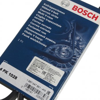589 р. Ремень приводной поликлиновой 4PK1028 BOSCH BOSCH 1987947861  с доставкой в г. Майкоп. Увеличить фотографию 2