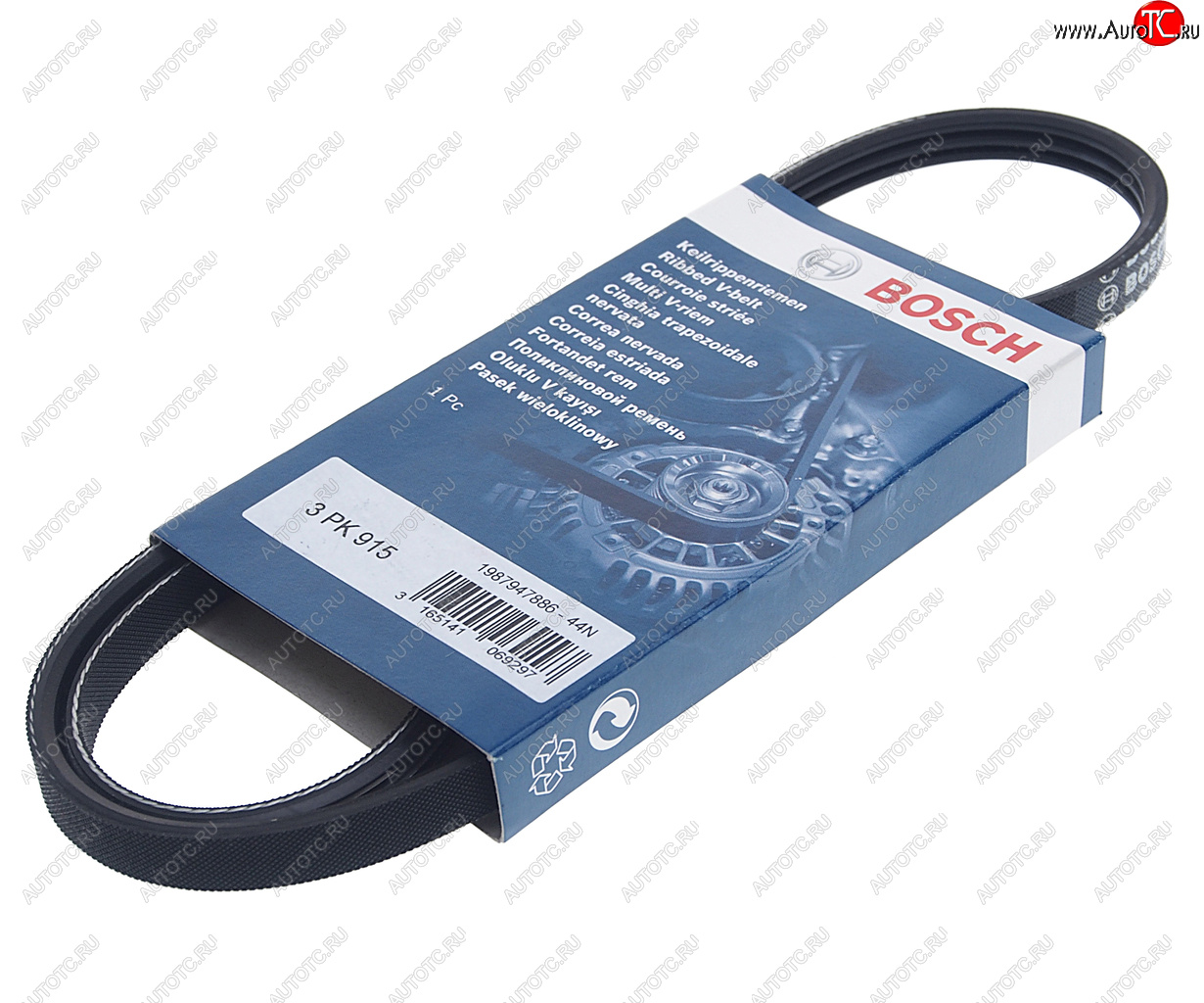 449 р. Ремень приводной поликлиновой 3РК915 BOSCH BOSCH 1987947886  с доставкой в г. Майкоп