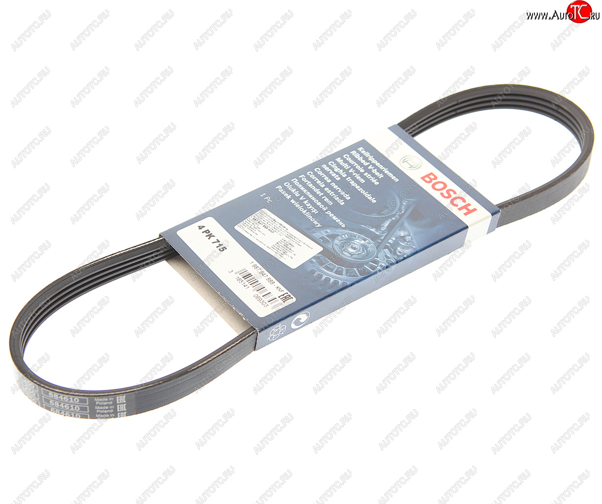 449 р. Ремень приводной поликлиновой 4PK715 BOSCH BOSCH 1987947888 BOSCH 1987947888  с доставкой в г. Майкоп