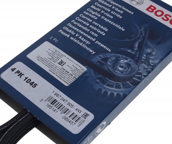 799 р. Ремень приводной поликлиновой 4PK1045 BOSCH BOSCH 1987947905 BOSCH 1987947905  с доставкой в г. Майкоп. Увеличить фотографию 2