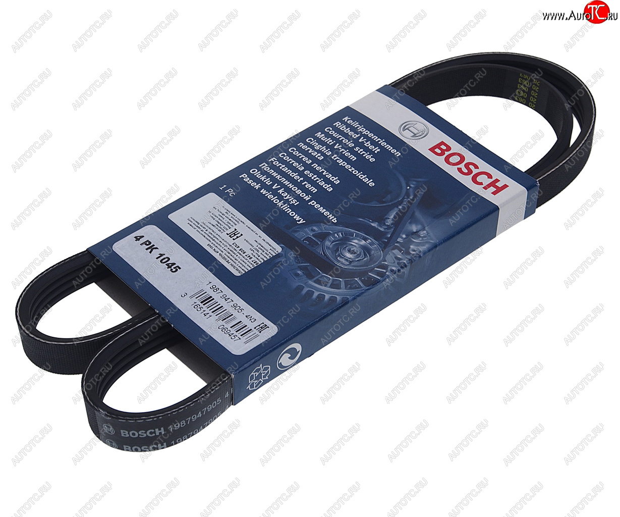799 р. Ремень приводной поликлиновой 4PK1045 BOSCH BOSCH 1987947905 BOSCH 1987947905  с доставкой в г. Майкоп