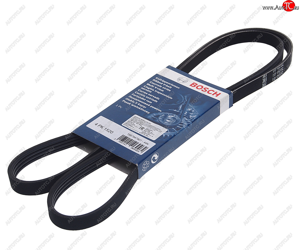 679 р. Ремень приводной поликлиновой 4PK1520 BOSCH BOSCH 1987947907  с доставкой в г. Майкоп