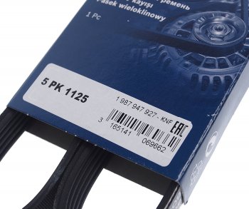 889 р. Ремень приводной поликлиновой 5PK1125 BOSCH BOSCH 1987947927  с доставкой в г. Майкоп. Увеличить фотографию 2