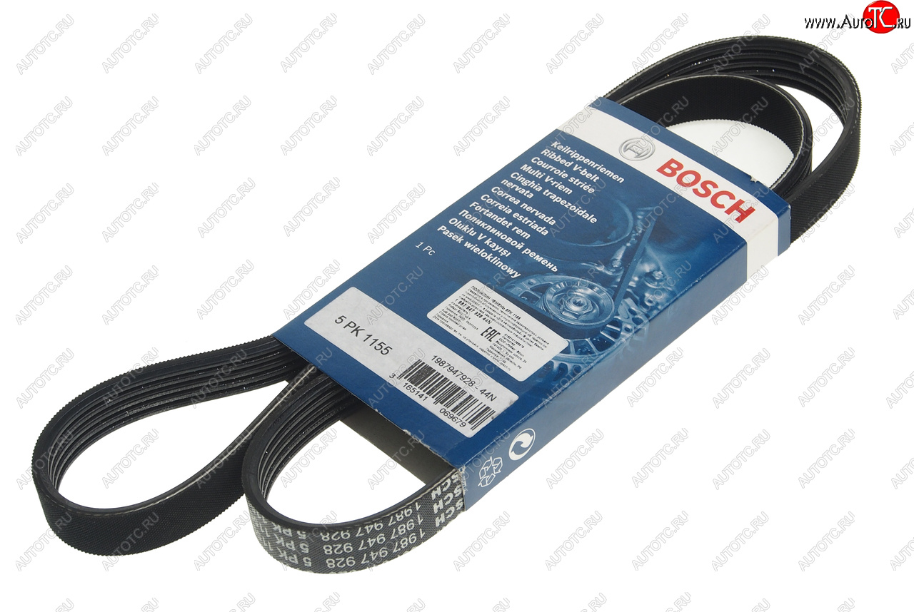 849 р. Ремень приводной поликлиновой 5PK1155 BOSCH BOSCH 1987947928  с доставкой в г. Майкоп