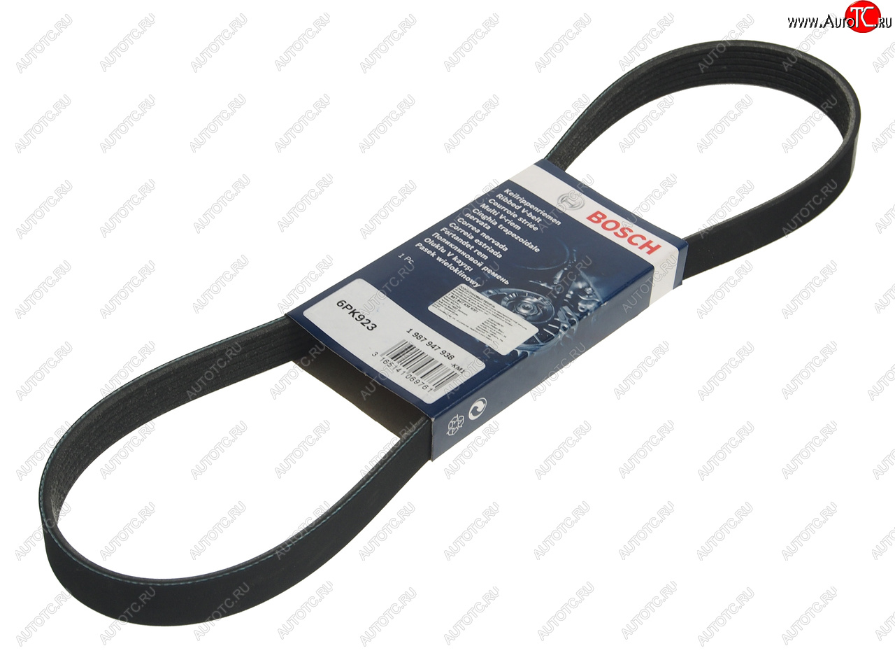 749 р. Ремень приводной поликлиновой 6PK923 BOSCH BOSCH 1987947938 BOSCH 1987947938  с доставкой в г. Майкоп