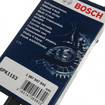 859 р. Ремень приводной поликлиновой 6PK1153 BOSCH BOSCH 1987947944  с доставкой в г. Майкоп. Увеличить фотографию 2