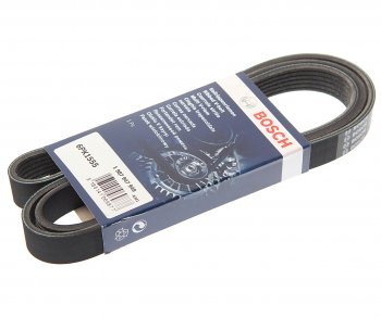 1 039 р. Ремень приводной поликлиновой 6PK1555 BOSCH BOSCH 1987947949  с доставкой в г. Майкоп. Увеличить фотографию 1
