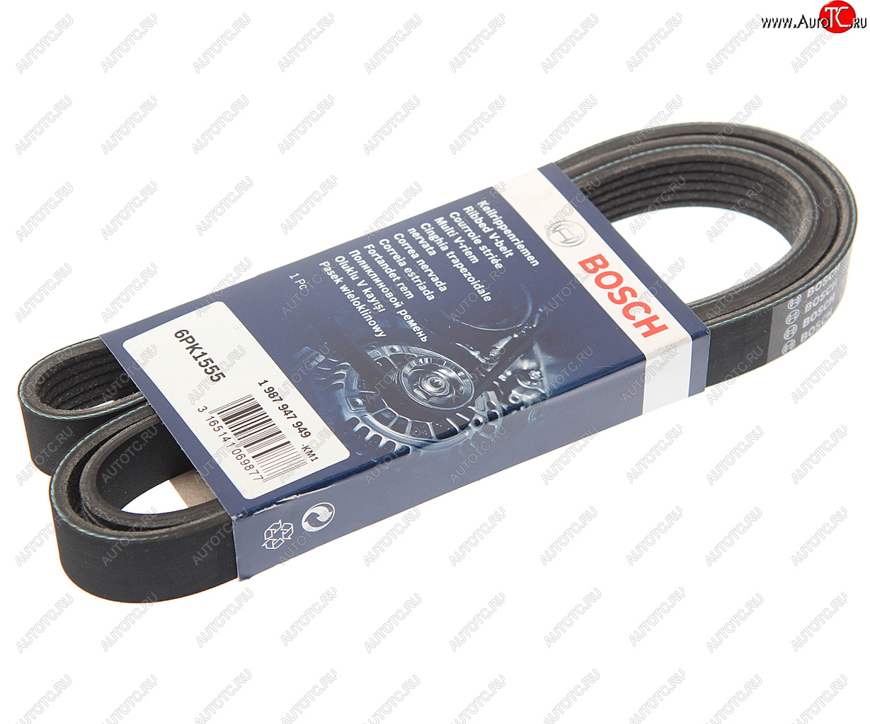 1 039 р. Ремень приводной поликлиновой 6PK1555 BOSCH BOSCH 1987947949  с доставкой в г. Майкоп