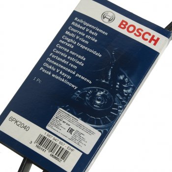 1 399 р. Ремень приводной поликлиновой 6PK2040 BOSCH BOSCH 1987947957  с доставкой в г. Майкоп. Увеличить фотографию 2