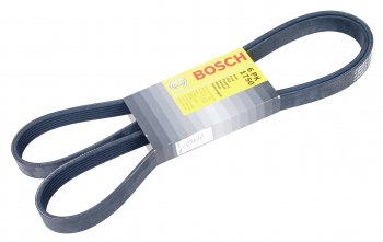 1 259 р. Ремень ГАЗ-31105 генератора дв.Крайслер без кондиционера BOSCH BOSCH 1987947981  с доставкой в г. Майкоп. Увеличить фотографию 1