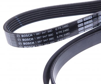 2 089 р. Ремень приводной поликлиновой 6PK2460 BOSCH BOSCH 1987947990  с доставкой в г. Майкоп. Увеличить фотографию 2