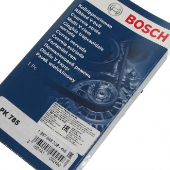 529 р. Ремень приводной поликлиновой 4PK785 BOSCH BOSCH 1987948338  с доставкой в г. Майкоп. Увеличить фотографию 2