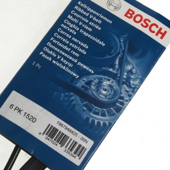 1 169 р. Ремень приводной поликлиновой 6PK1520 BOSCH BOSCH 1987948425  с доставкой в г. Майкоп. Увеличить фотографию 2
