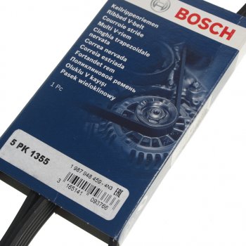 1 189 р. Ремень приводной поликлиновой 5PK1355 BOSCH BOSCH 1987948459  с доставкой в г. Майкоп. Увеличить фотографию 2