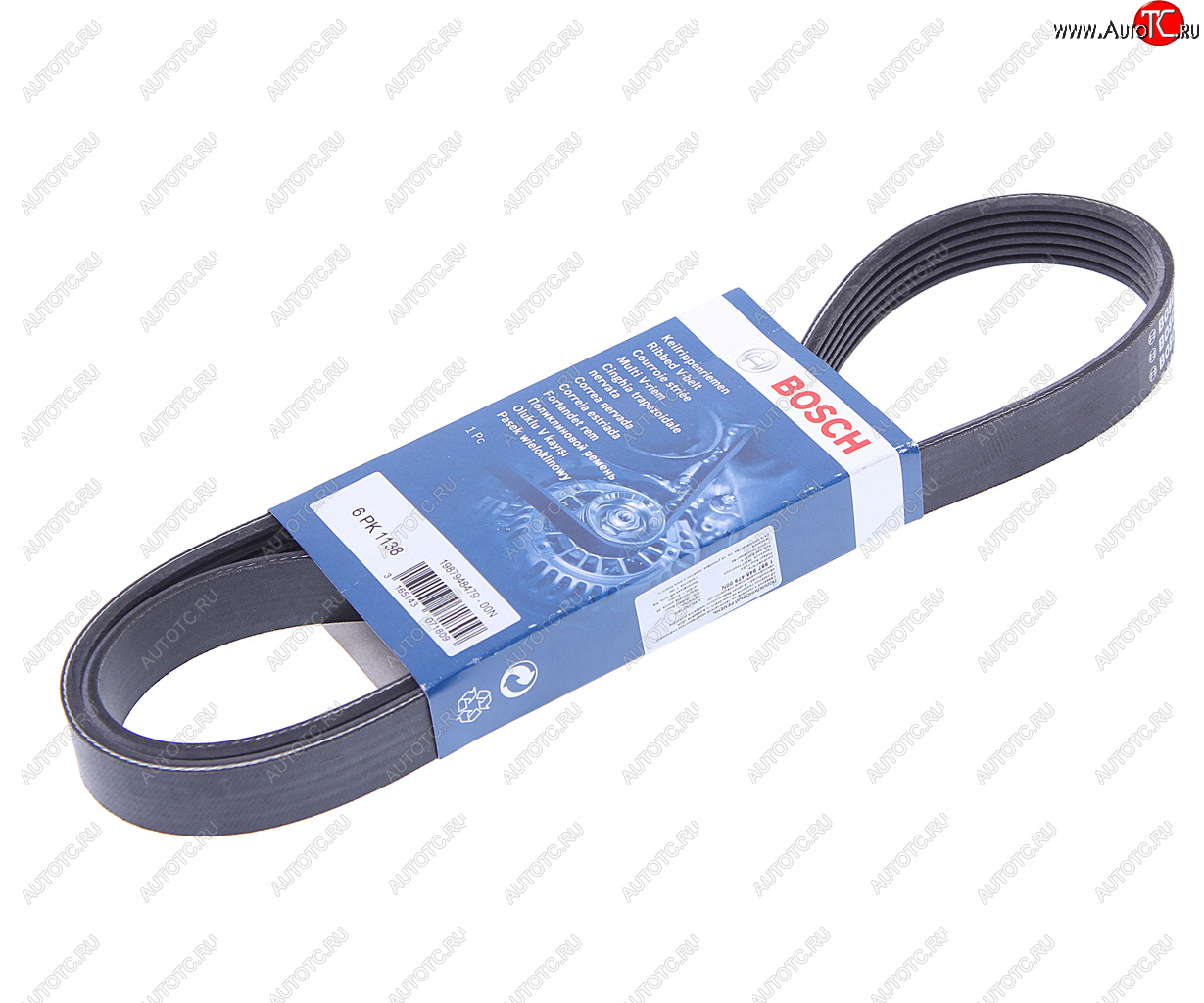 979 р. Ремень приводной поликлиновой 6PK1138 BOSCH BOSCH 1987948479  с доставкой в г. Майкоп