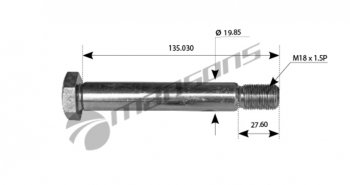 119 р. Болт DAF крепления кабины MANSONS MANSONS 200.085  с доставкой в г. Майкоп. Увеличить фотографию 1