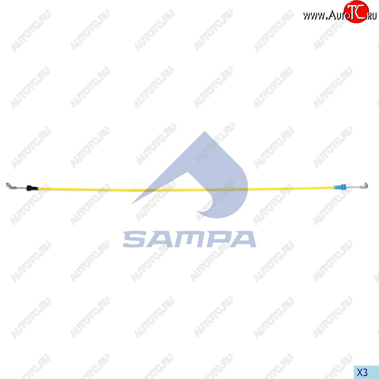 349 р. Трос КАМАЗ-5490 MERCEDES Atego привода замка двери правой SAMPA SAMPA 200.264  с доставкой в г. Майкоп