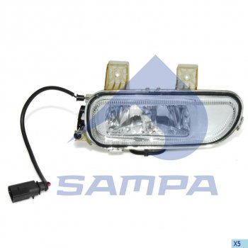 2 399 р. Фара противотуманная КАМАЗ-5490 MERCEDES левая SAMPA SAMPA 201.039  с доставкой в г. Майкоп. Увеличить фотографию 1