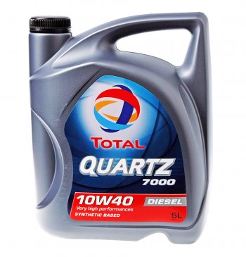 3 999 р. Масло дизельное QUARTZ 7000 DIESEL 10W40 псинт.5л TOTAL TOTAL 201524  с доставкой в г. Майкоп. Увеличить фотографию 1