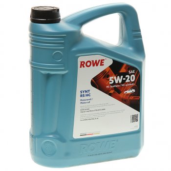 6 349 р. Масло моторное HIGHTEC SYNT RS A1B1 5W20 синт.5л ROWE ROWE 20186-0050-99  с доставкой в г. Майкоп. Увеличить фотографию 1